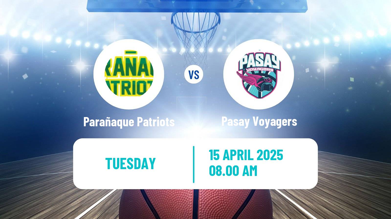 Basketball Philippines MBPL  Parañaque Patriots - Pasay Voyagers