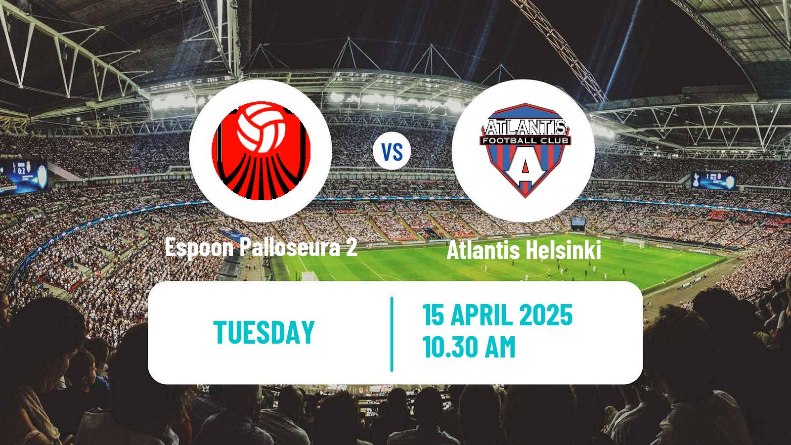 Soccer Finnish Cup Espoon Palloseura 2 - Atlantis Helsinki