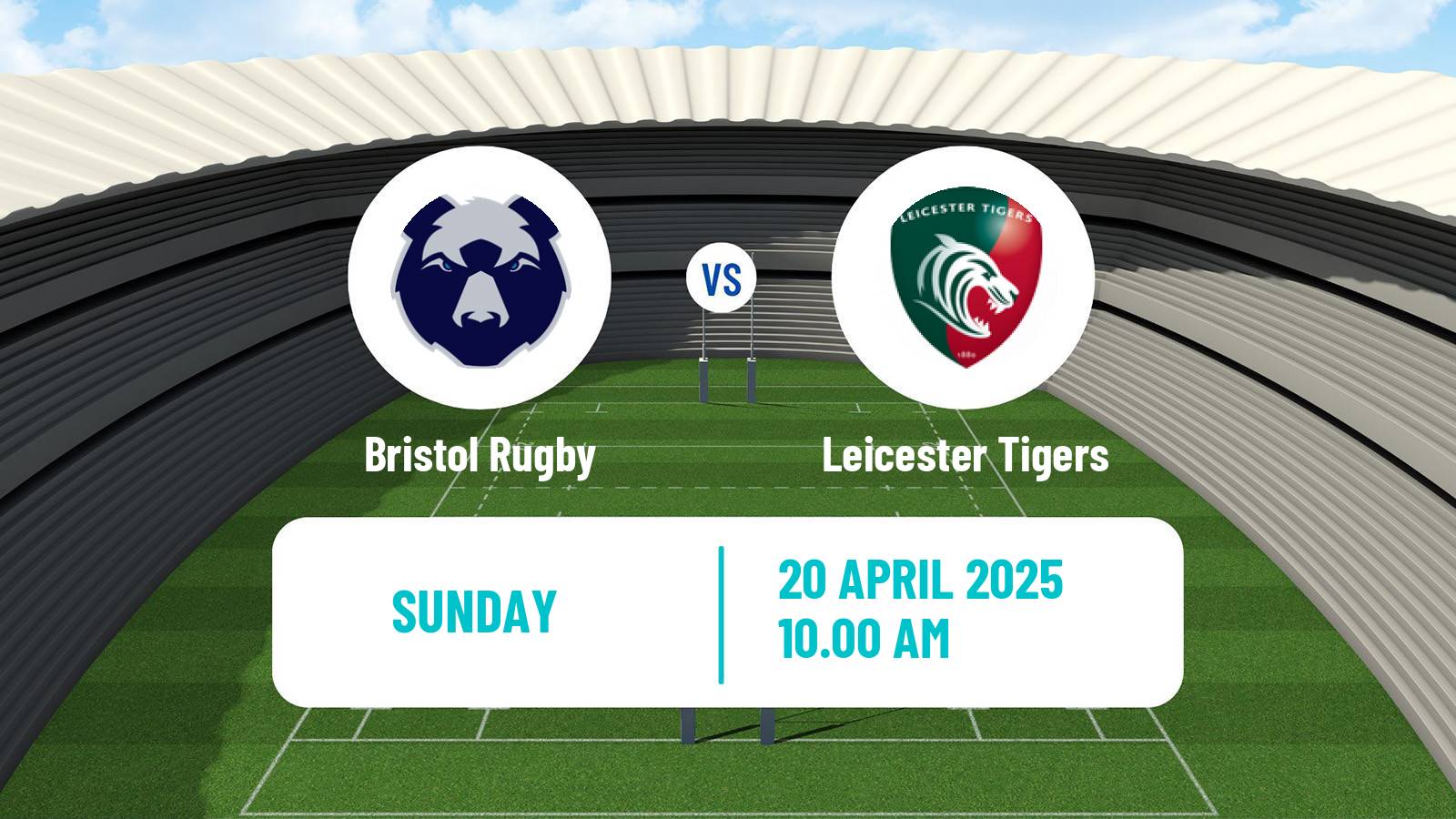 Rugby union English Premiership Rugby Bristol Rugby - Leicester Tigers