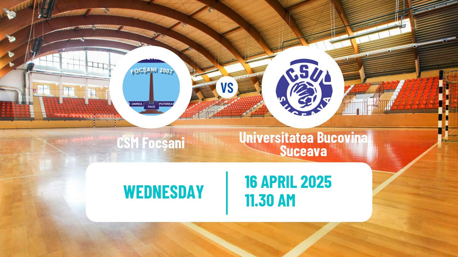 Handball Romanian Liga Nationala Handball CSM Focșani - Universitatea Bucovina Suceava