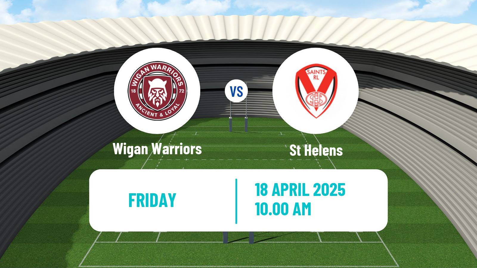 Rugby league Super League Rugby Wigan Warriors - St Helens