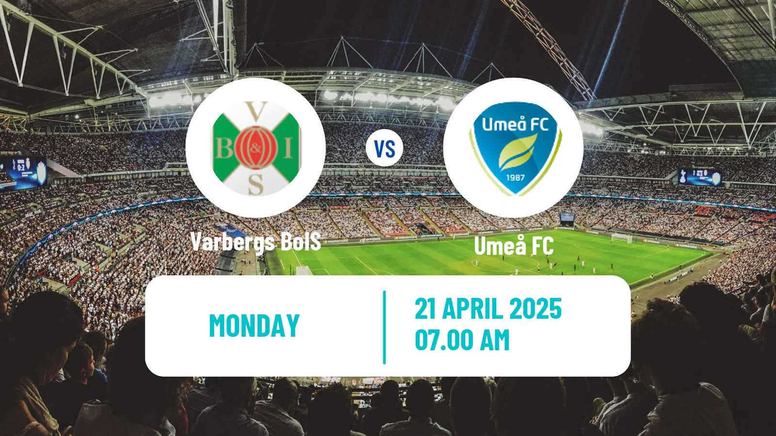 Soccer Swedish Superettan Varbergs BoIS - Umeå