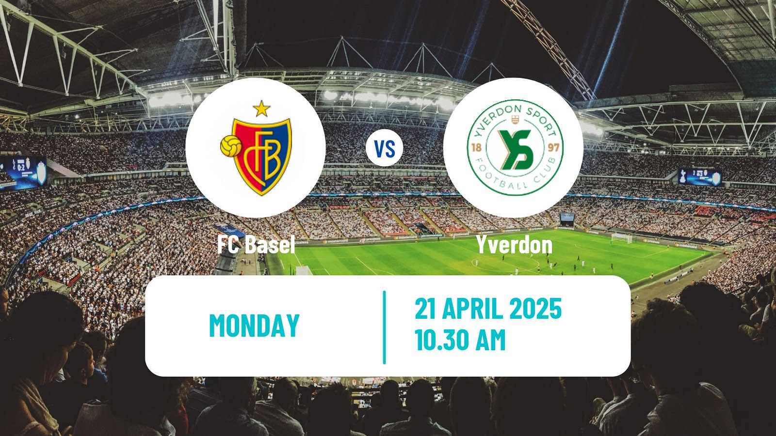 Soccer Swiss Super League Basel - Yverdon
