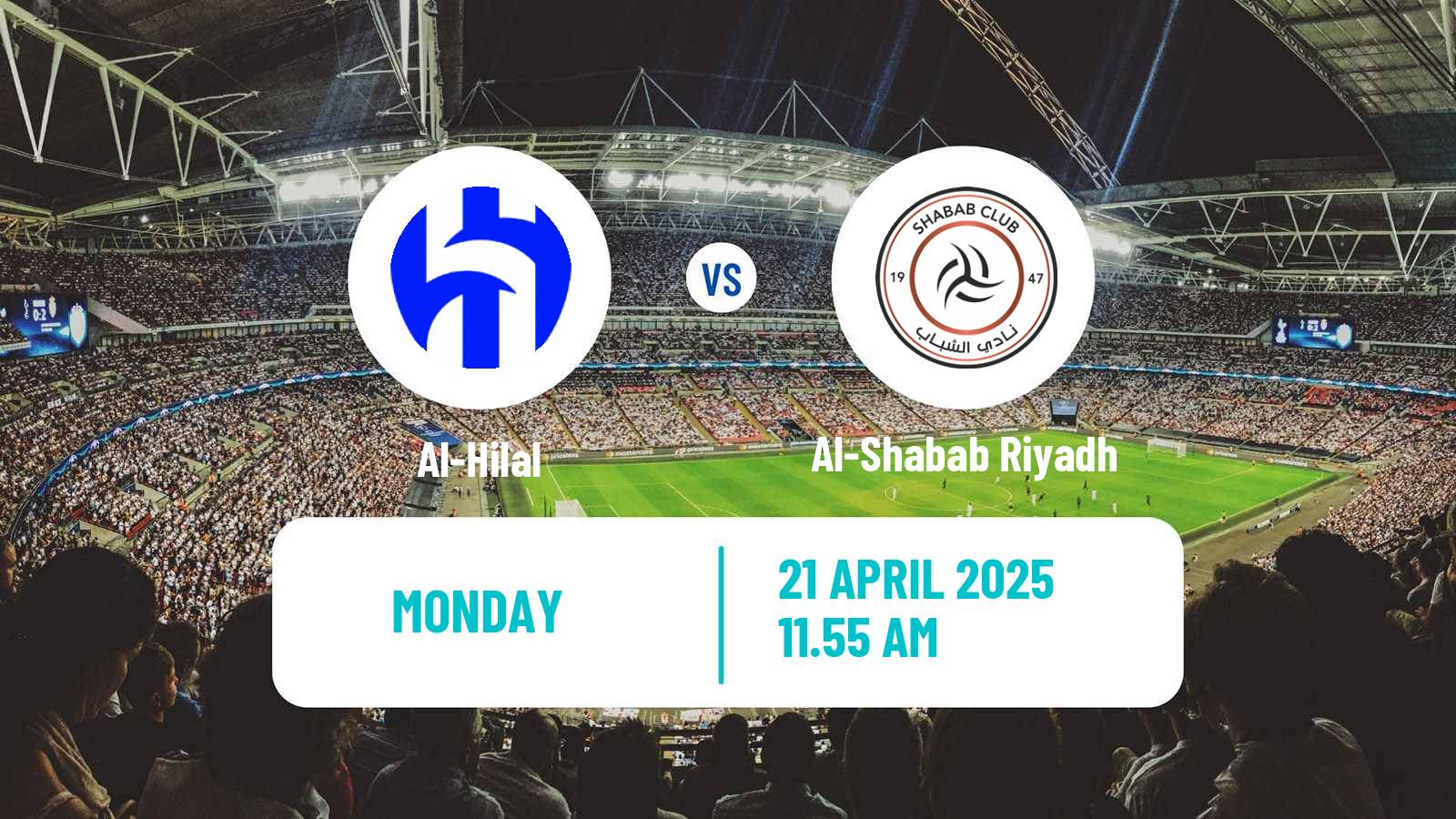 Soccer Saudi Professional League Al-Hilal - Al-Shabab Riyadh