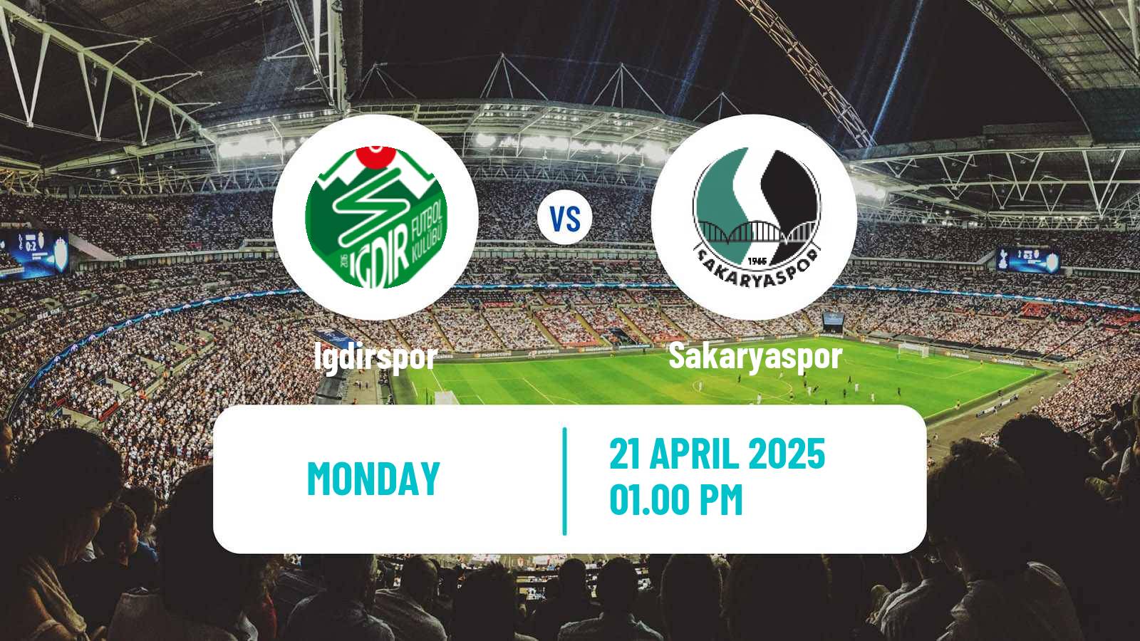 Soccer Turkish First League Igdirspor - Sakaryaspor