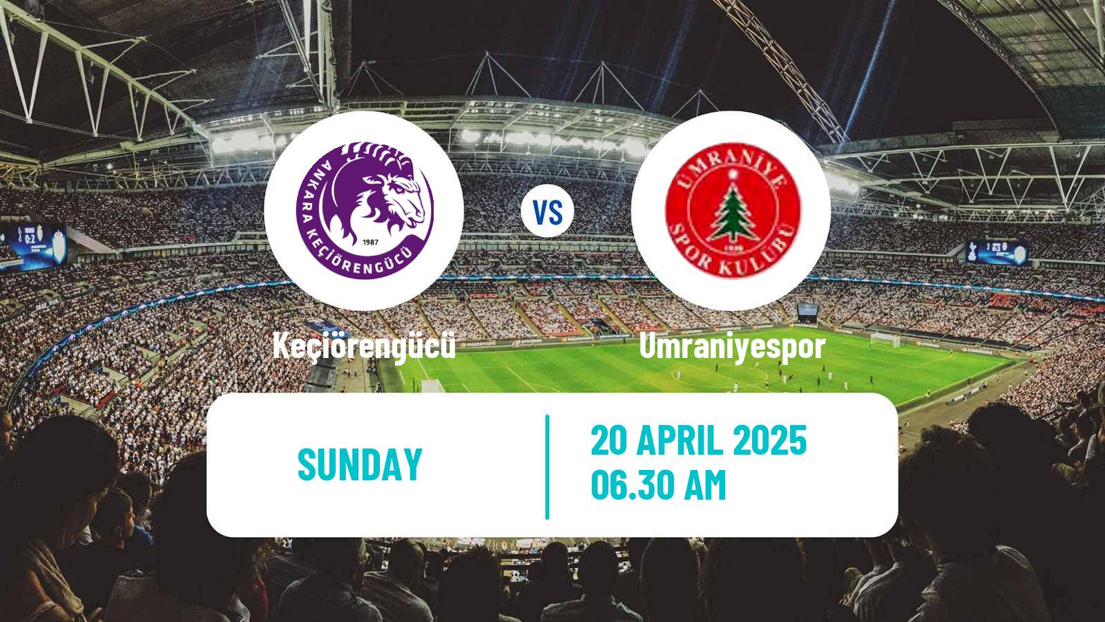 Soccer Turkish First League Keçiörengücü - Umraniyespor