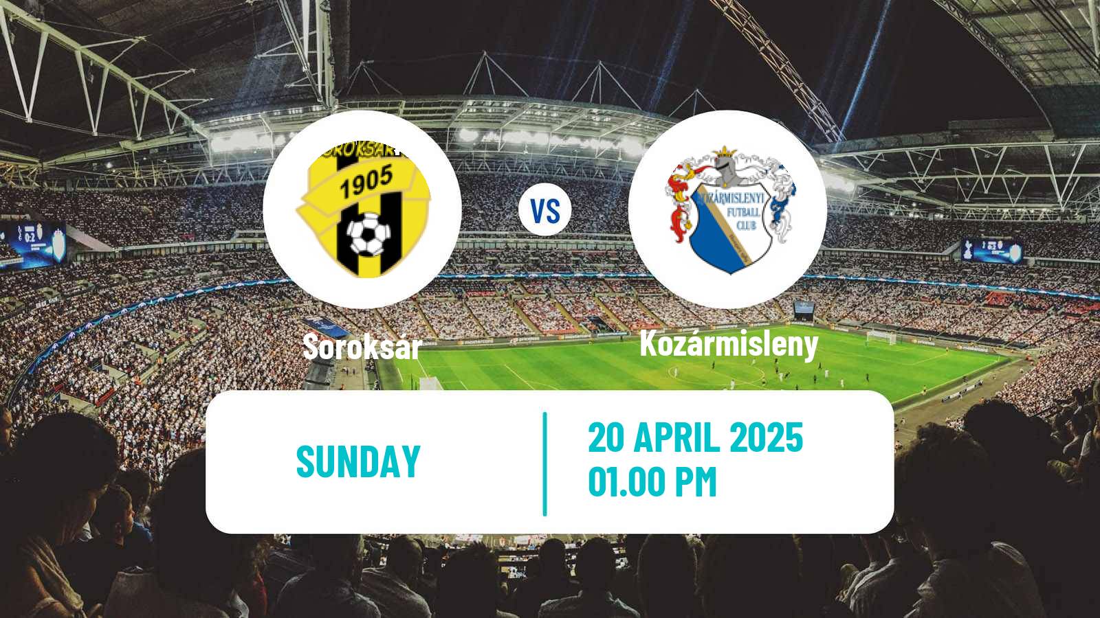 Soccer Hungarian NB II Soroksár - Kozármisleny