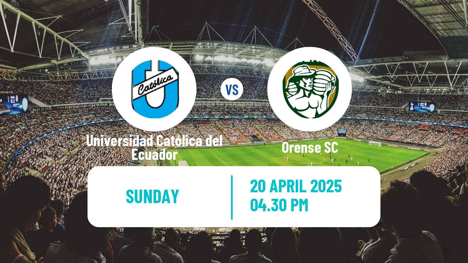 Soccer Ecuadorian Liga Pro Universidad Católica del Ecuador - Orense