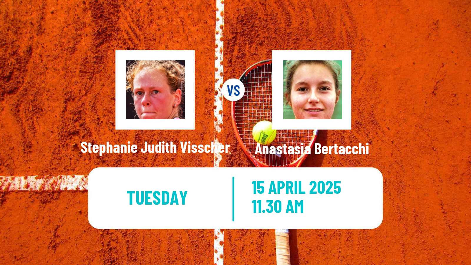 Tennis ITF W35 Santa Margherita Di Pula 13 Women 2025 Stephanie Judith Visscher - Anastasia Bertacchi