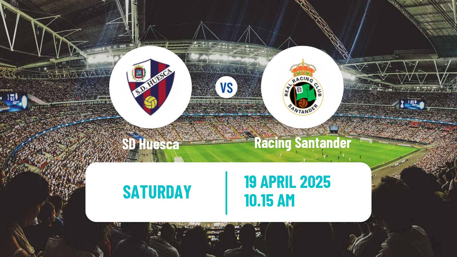 Soccer Spanish LaLiga2 Huesca - Racing Santander