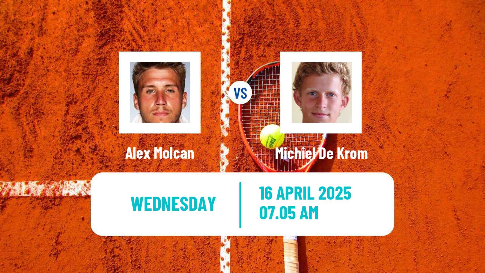 Tennis ITF M15 Antalya 11 Men Alex Molcan - Michiel De Krom