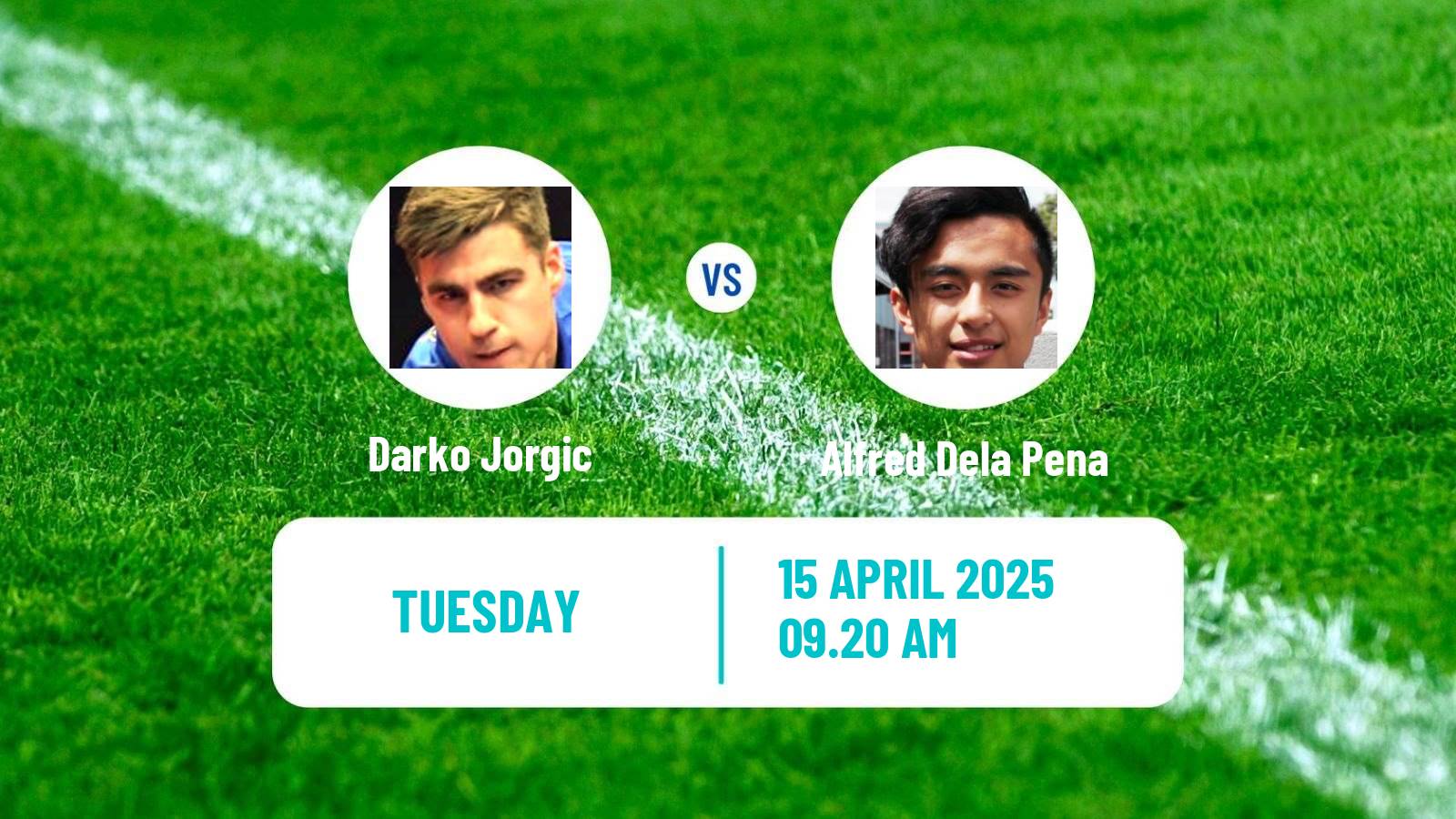 Table tennis World Cup Men Darko Jorgic - Alfred Dela Pena