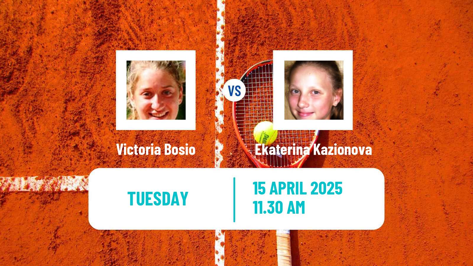 Tennis ITF W35 Leme Women 2025 Victoria Bosio - Ekaterina Kazionova