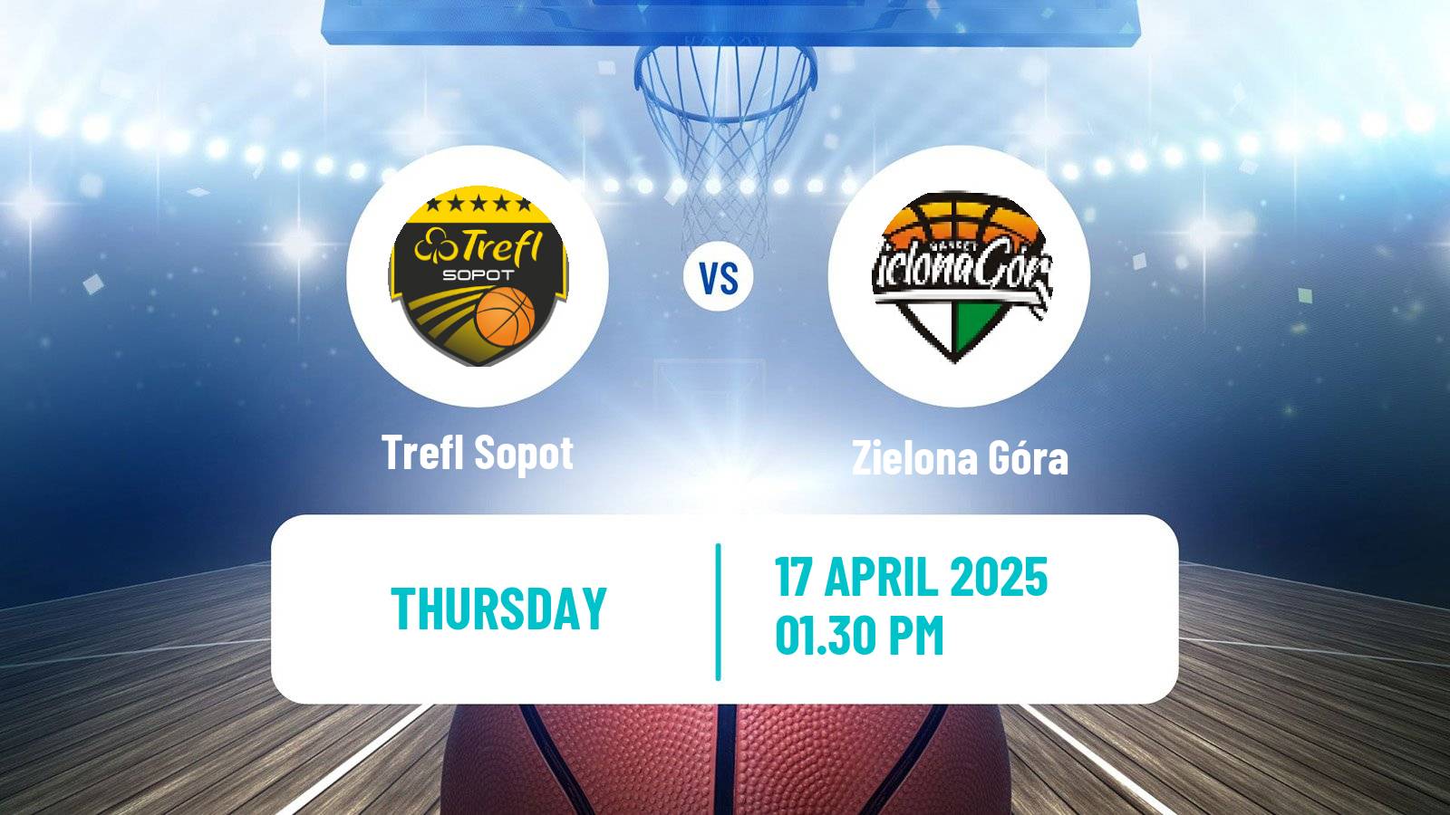 Basketball Polish Basket Liga Trefl Sopot - Zielona Góra