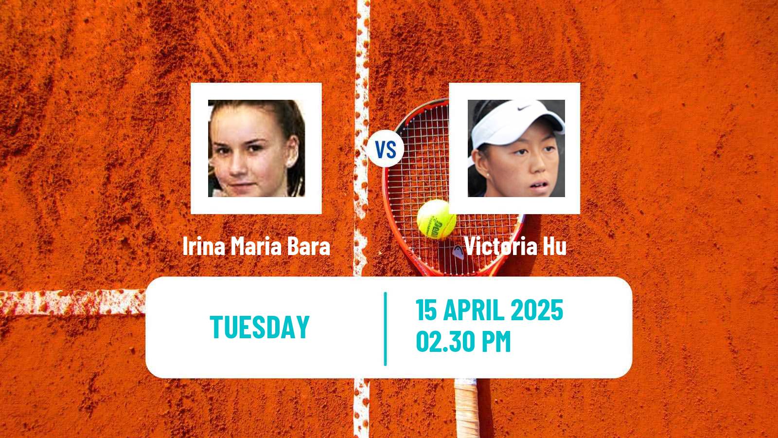 Tennis ITF W50 Zephyrhills Fl Women 2025 Irina Maria Bara - Victoria Hu
