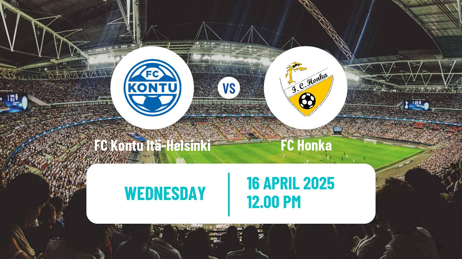 Soccer Finnish Cup FC Kontu Itä-Helsinki - Honka