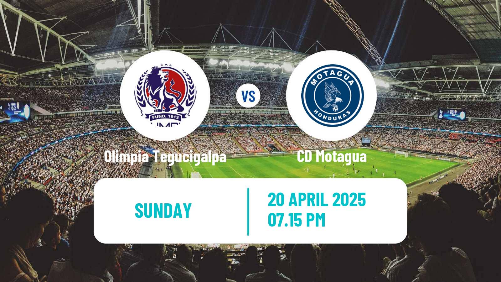 Soccer Honduras Liga Nacional Olimpia Tegucigalpa - Motagua