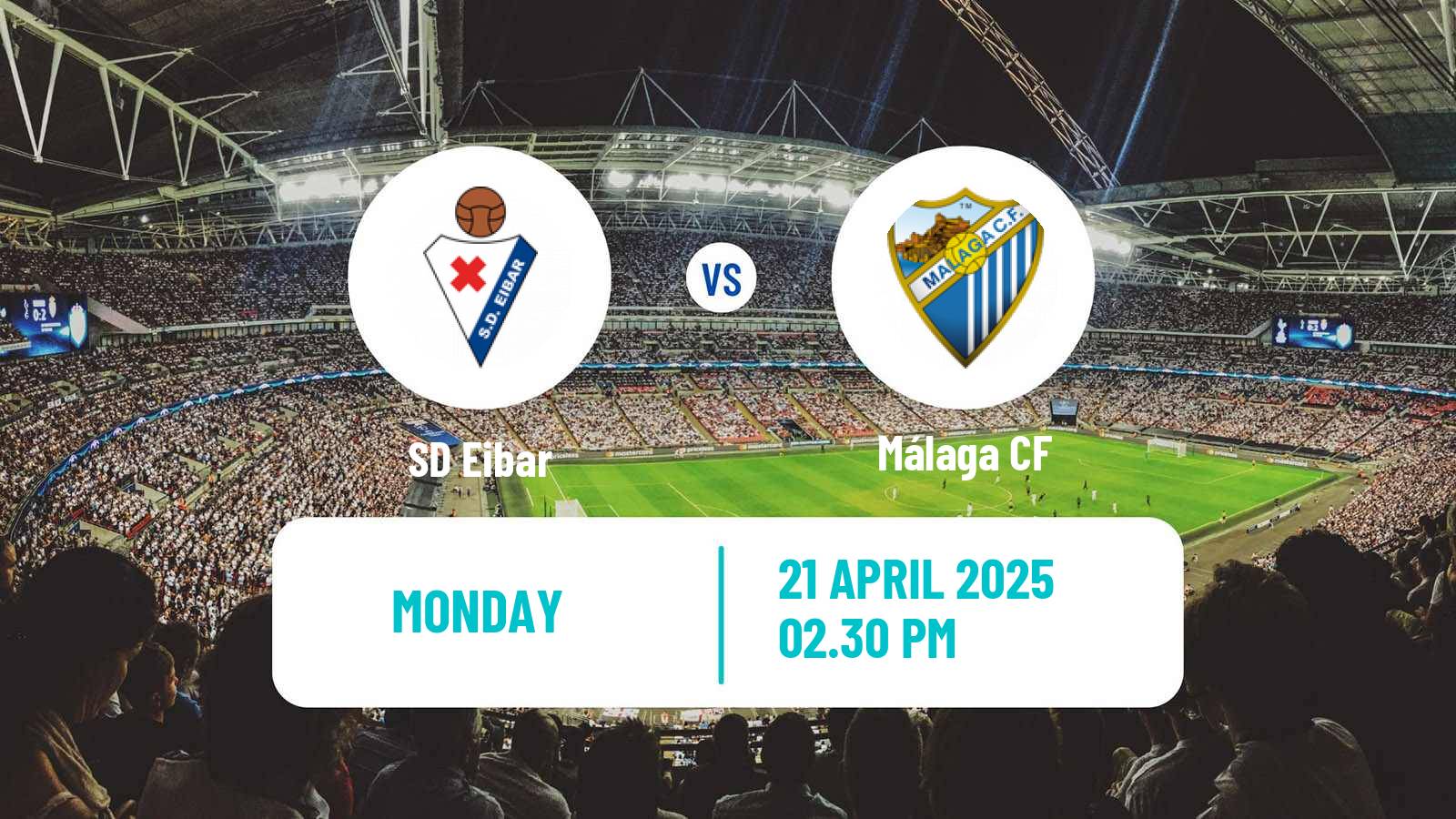 Soccer Spanish LaLiga2 Eibar - Málaga