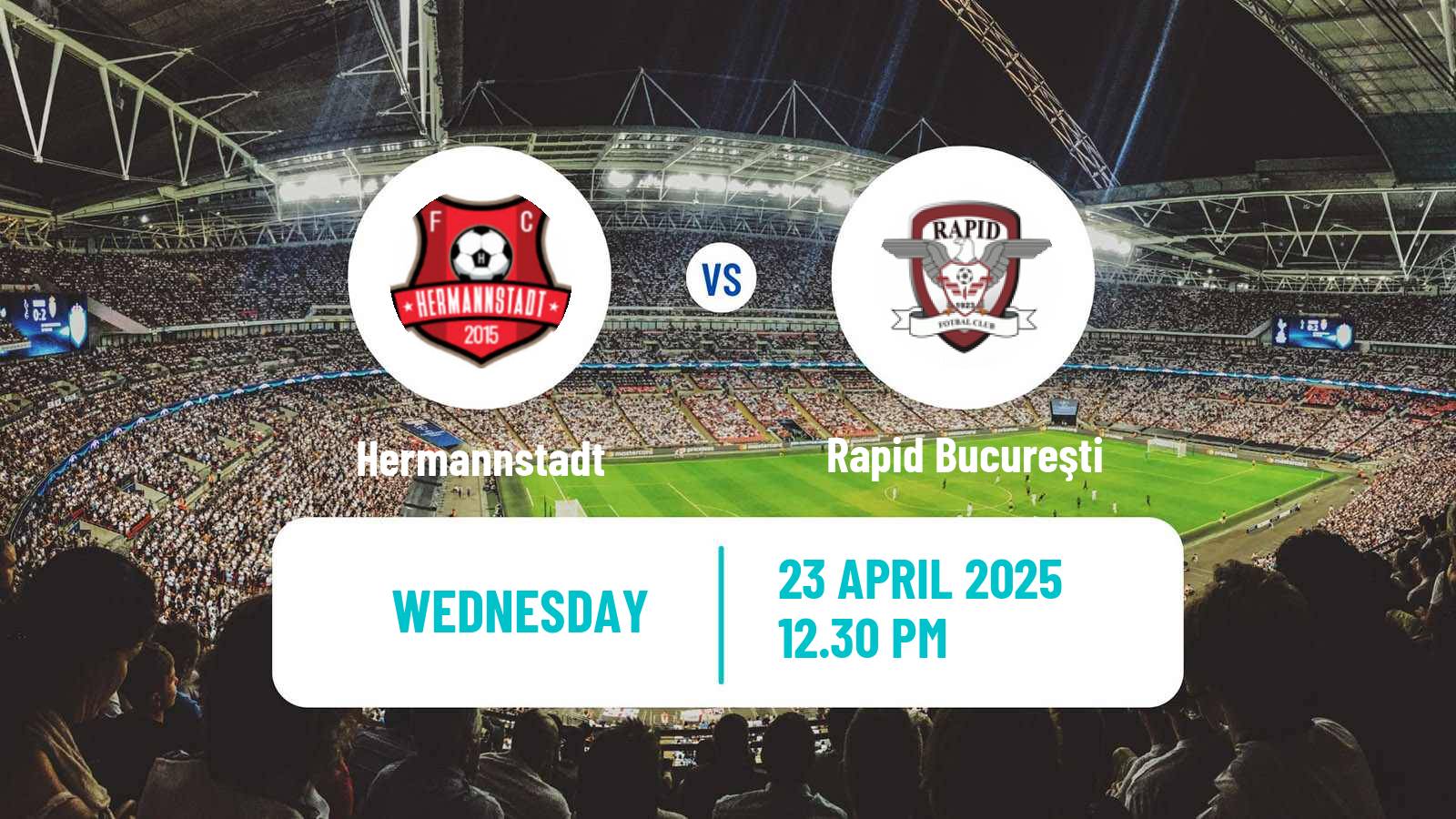 Soccer Romanian Cup Hermannstadt - Rapid Bucureşti