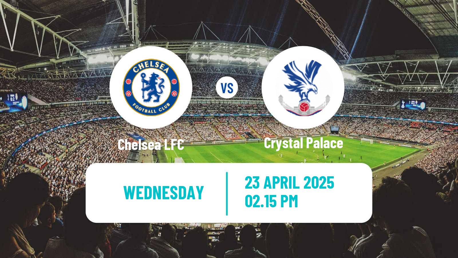 Soccer English WSL Chelsea - Crystal Palace