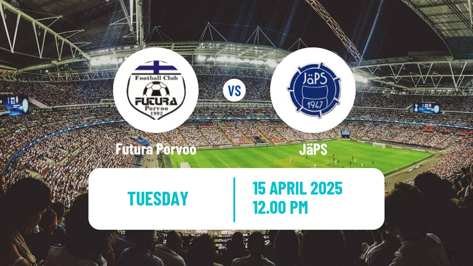 Soccer Finnish Cup Futura Porvoo - JäPS