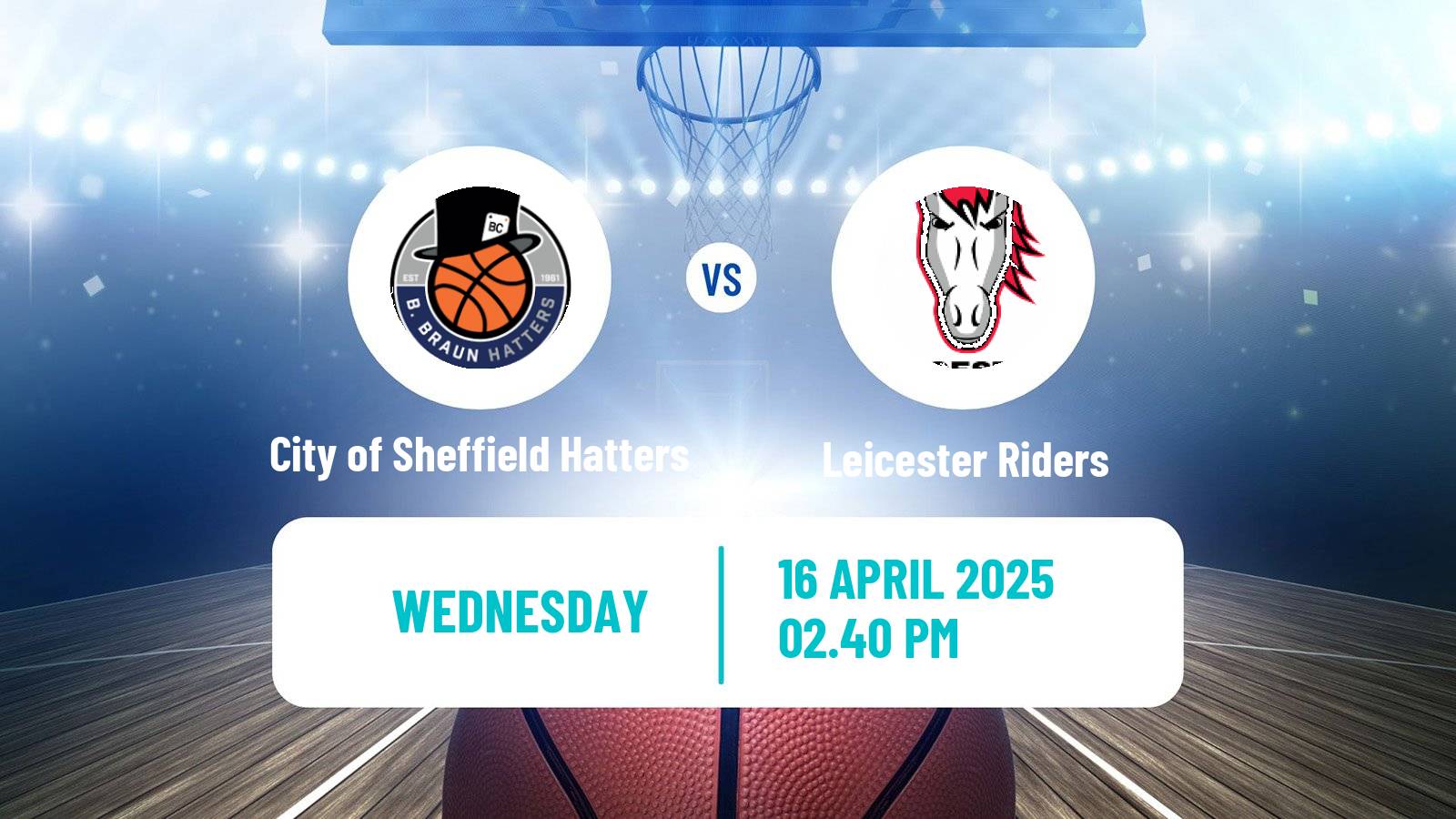Basketball British WBBL City of Sheffield Hatters - Leicester Riders