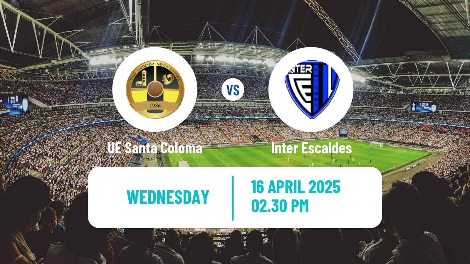 Soccer Andorra Cup UE Santa Coloma - Inter Escaldes