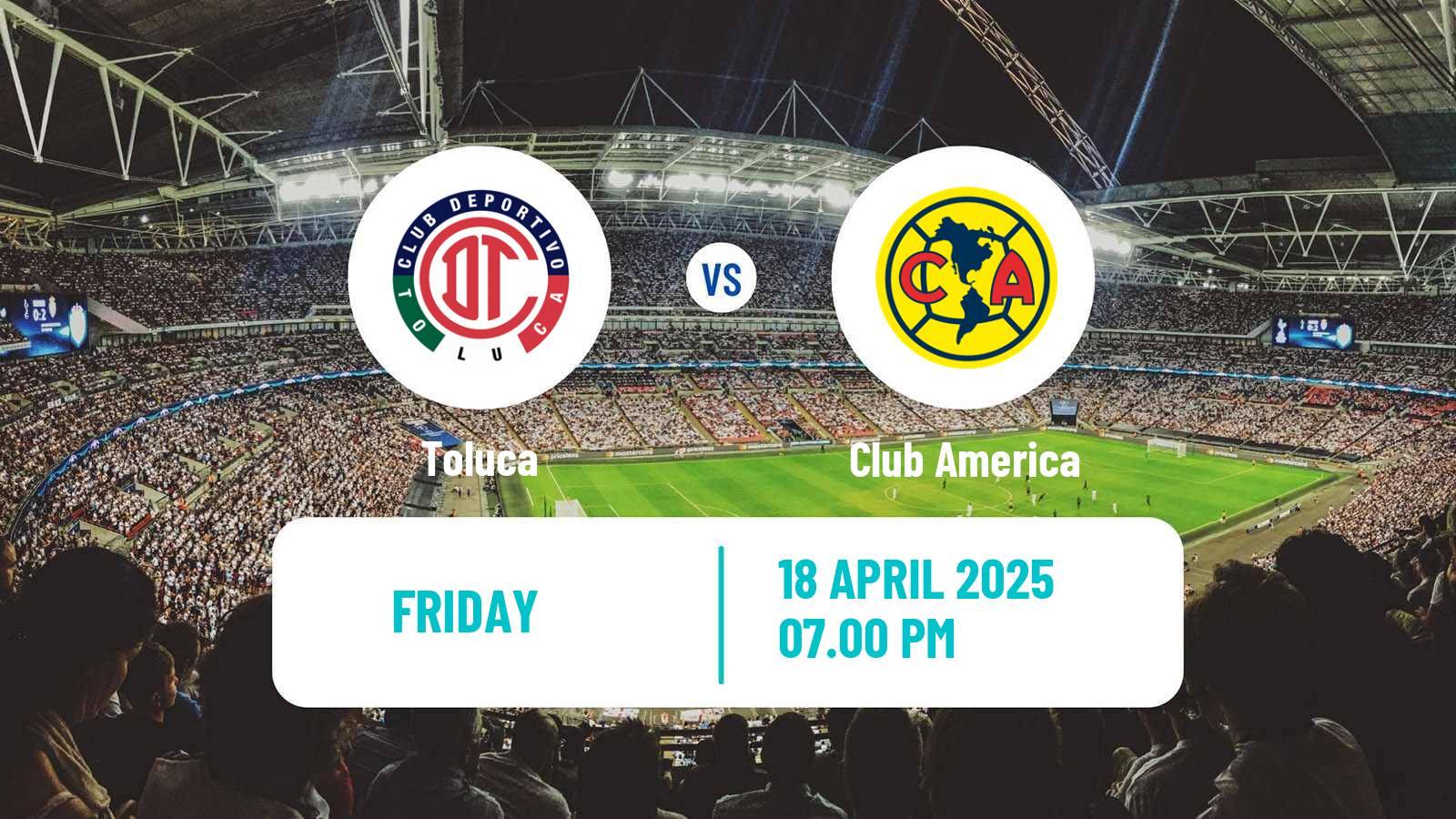 Soccer Mexican Liga MX Women Toluca - Club America