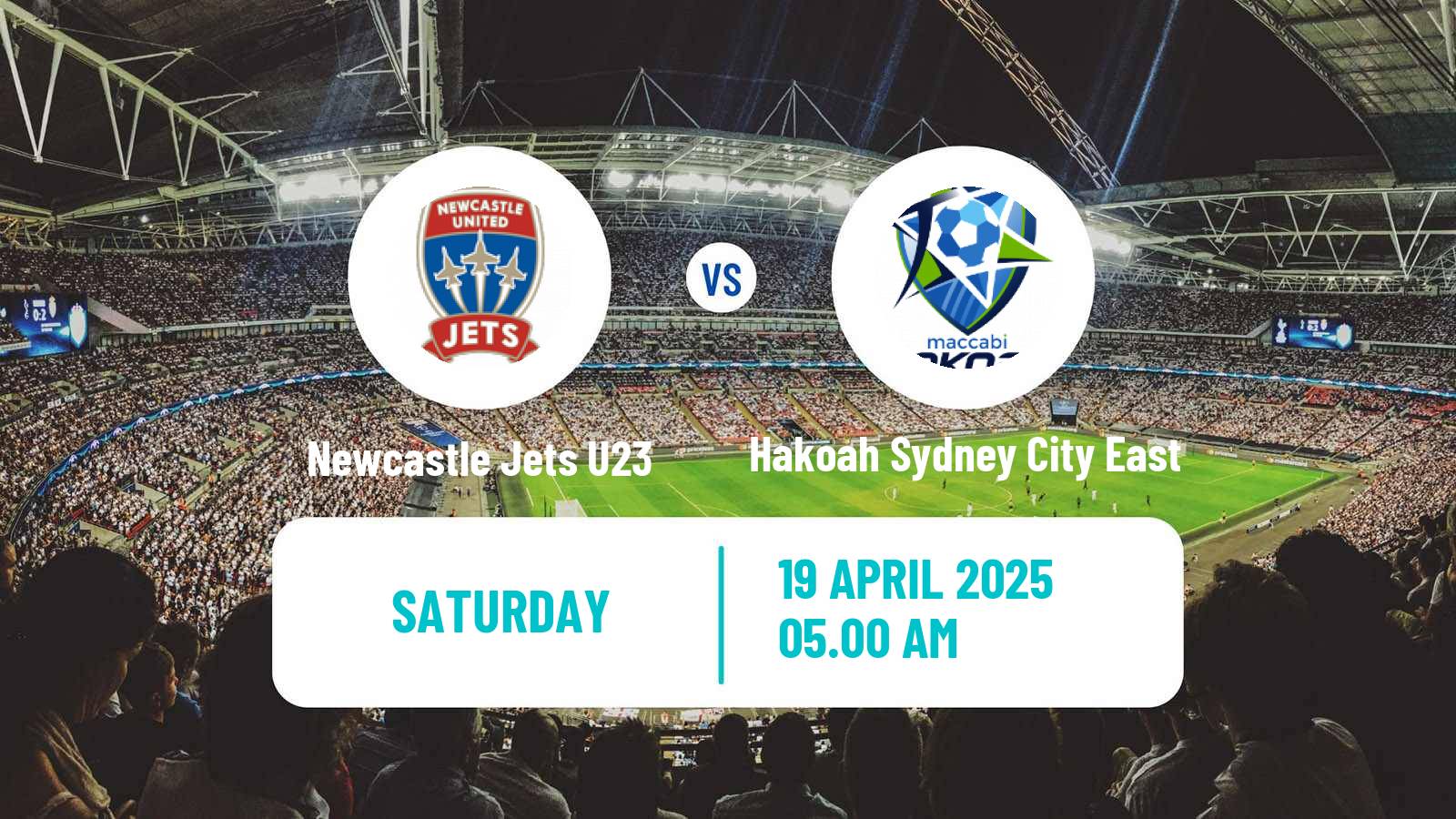 Football Australian NSW League One Newcastle Jets U23 - Hakoah Sydney City East