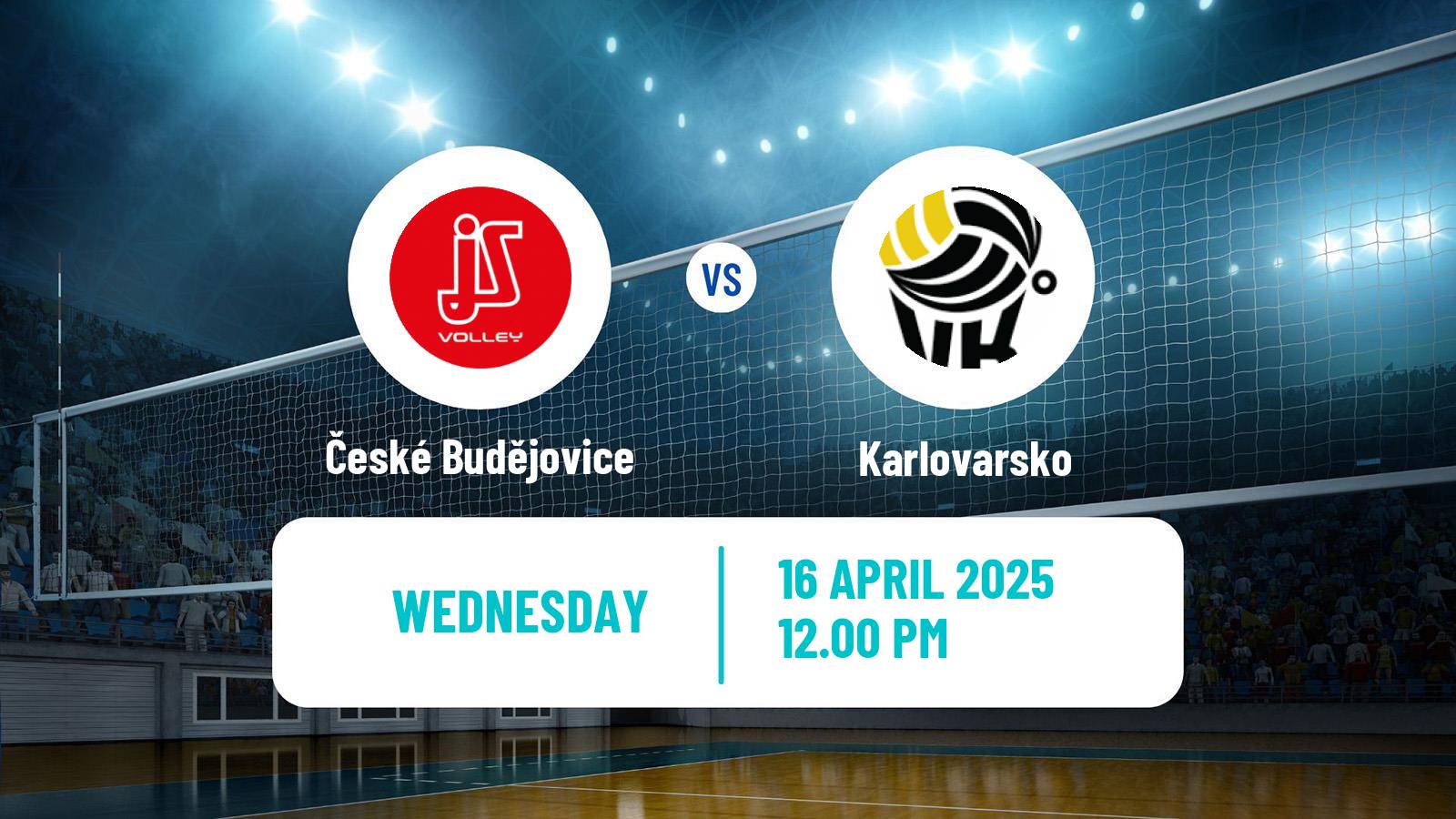 Volleyball Czech Extraliga Volleyball České Budějovice - Karlovarsko