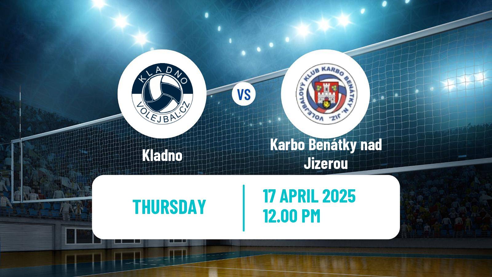 Volleyball Czech Extraliga Volleyball Kladno - Karbo Benátky nad Jizerou