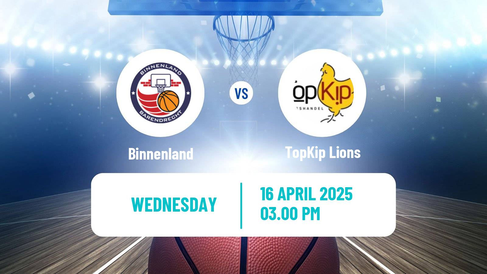 Basketball Dutch WBL Basketball Binnenland - TopKip Lions