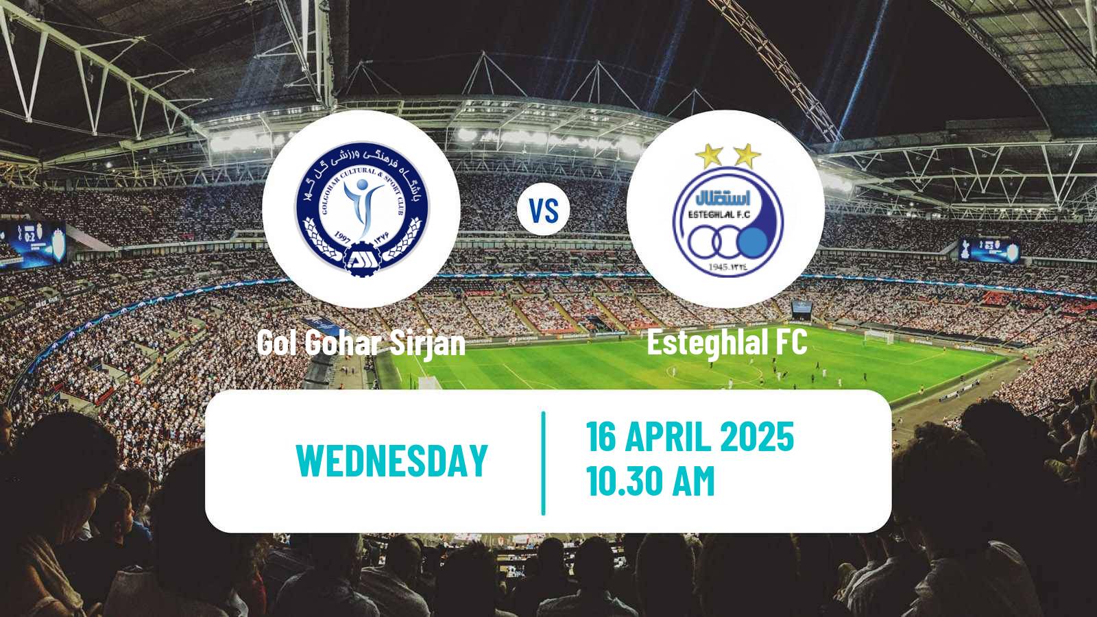 Soccer Iran Pro League Gol Gohar Sirjan - Esteghlal