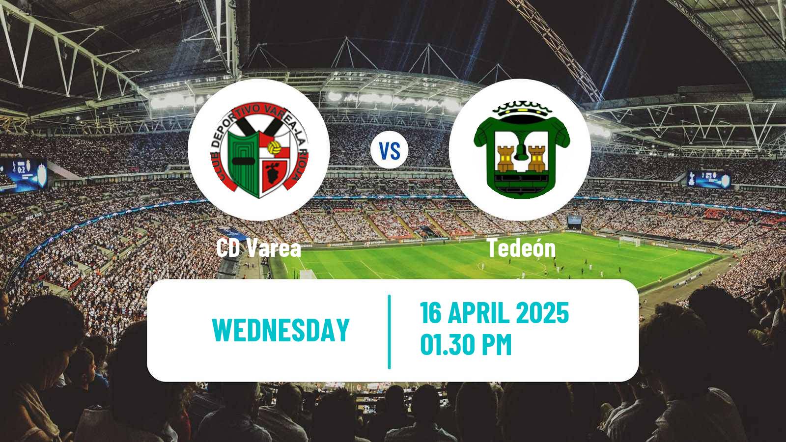 Soccer Spanish Tercera RFEF - Group 16 Varea - Tedeón