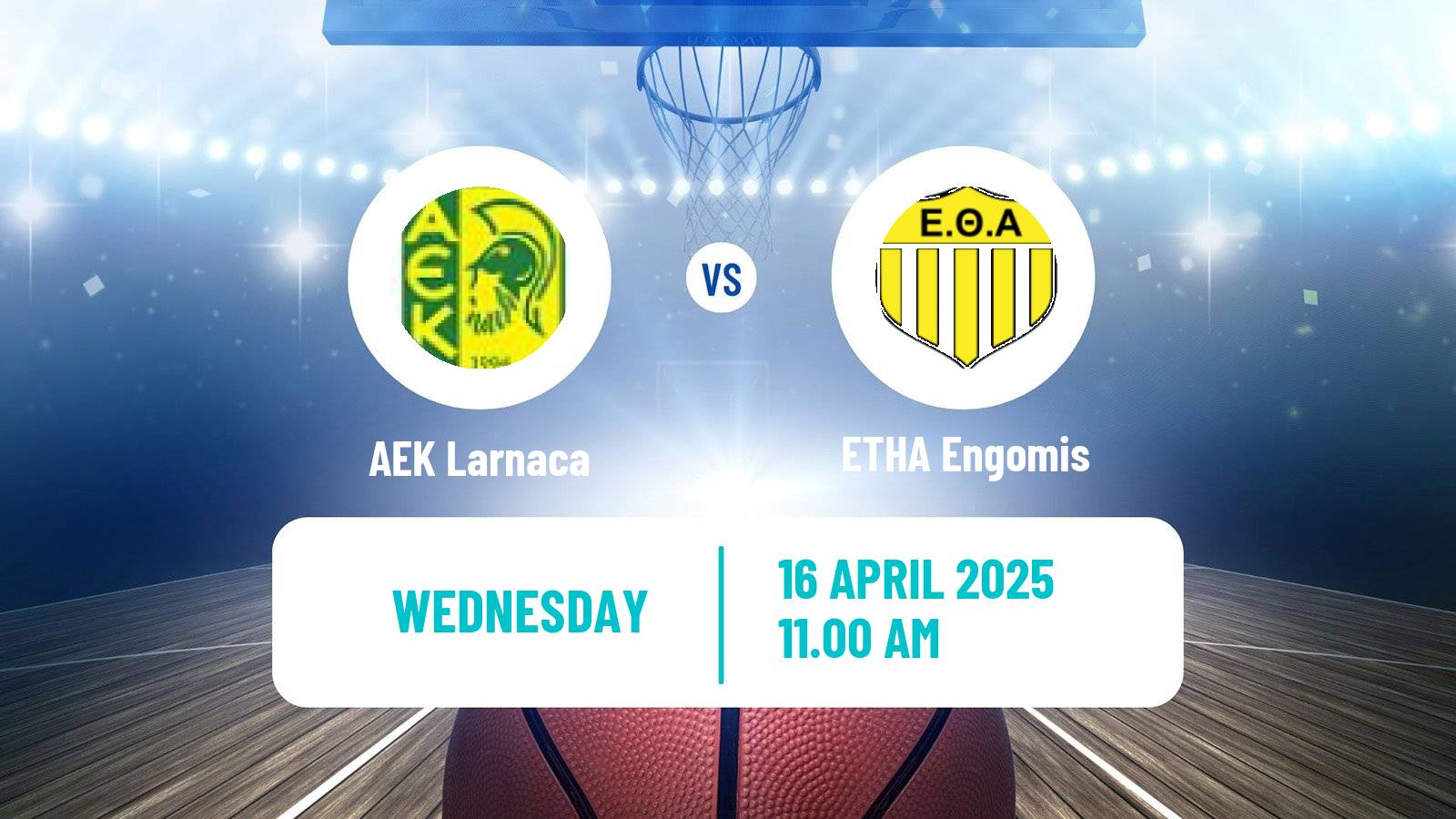 Basketball Cypriot Division A Basketball AEK Larnaca - ETHA Engomis