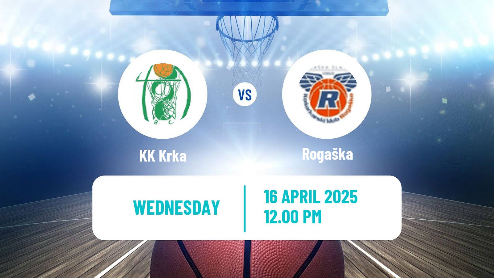 Basketball Slovenian Liga Basketball Krka - Rogaška