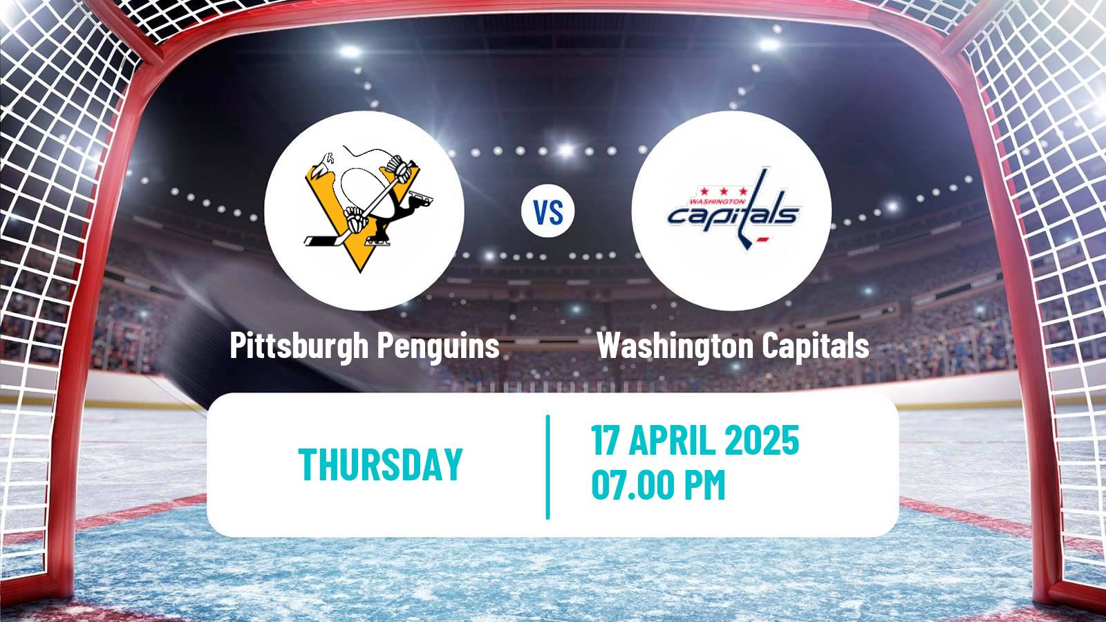 Hockey NHL Pittsburgh Penguins - Washington Capitals