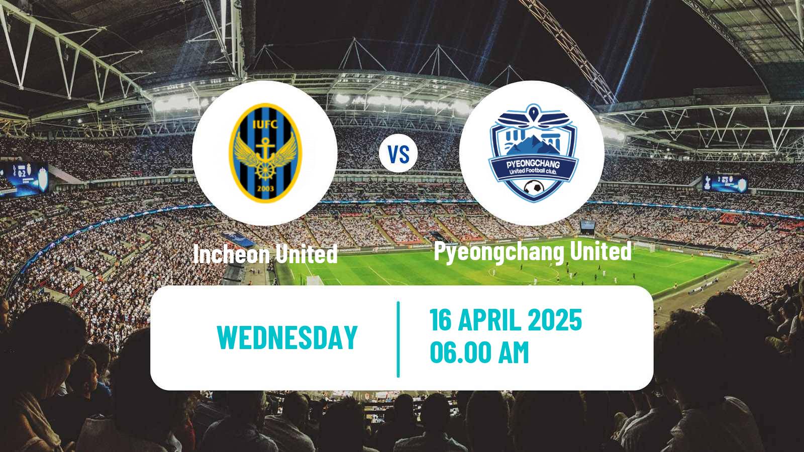 Soccer South Korean Cup Incheon United - Pyeongchang United