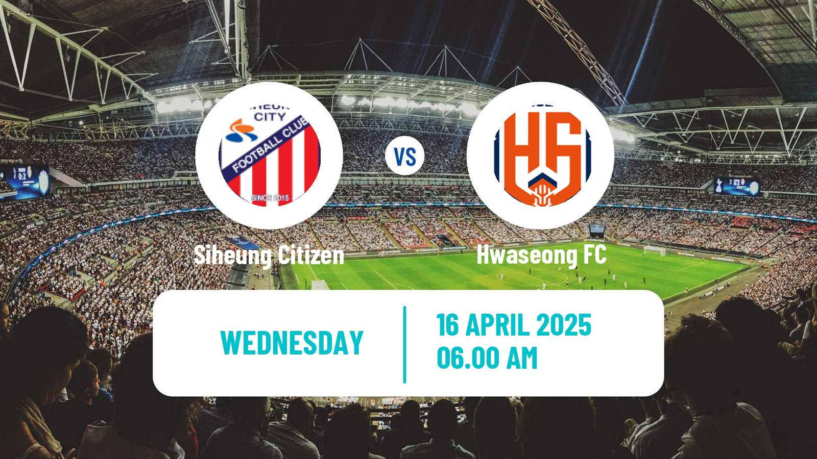 Soccer South Korean Cup Siheung Citizen - Hwaseong