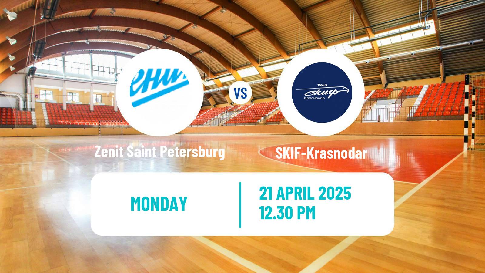 Handball Russian Superleague Handball Zenit Saint Petersburg - SKIF-Krasnodar