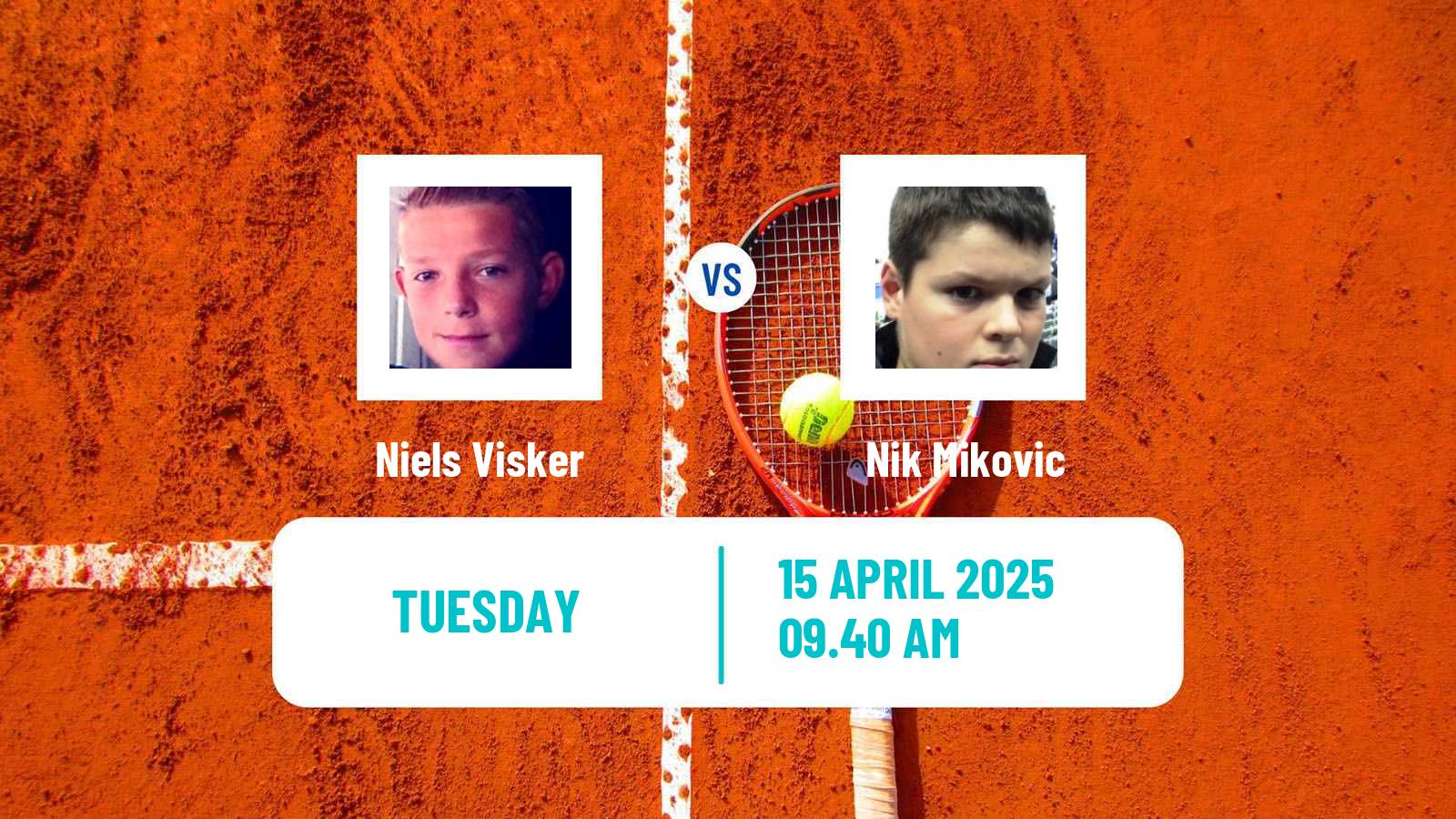 Tennis ITF M15 Dubrovnik Men Niels Visker - Nik Mikovic