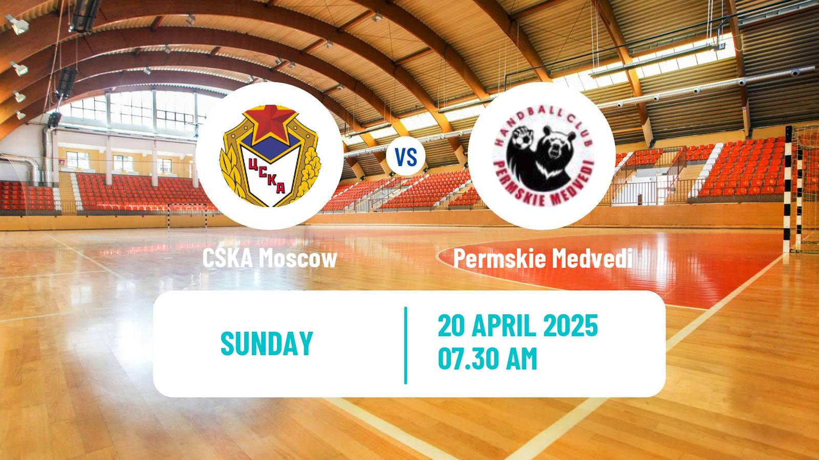 Handball Russian Superleague Handball CSKA Moscow - Permskie Medvedi