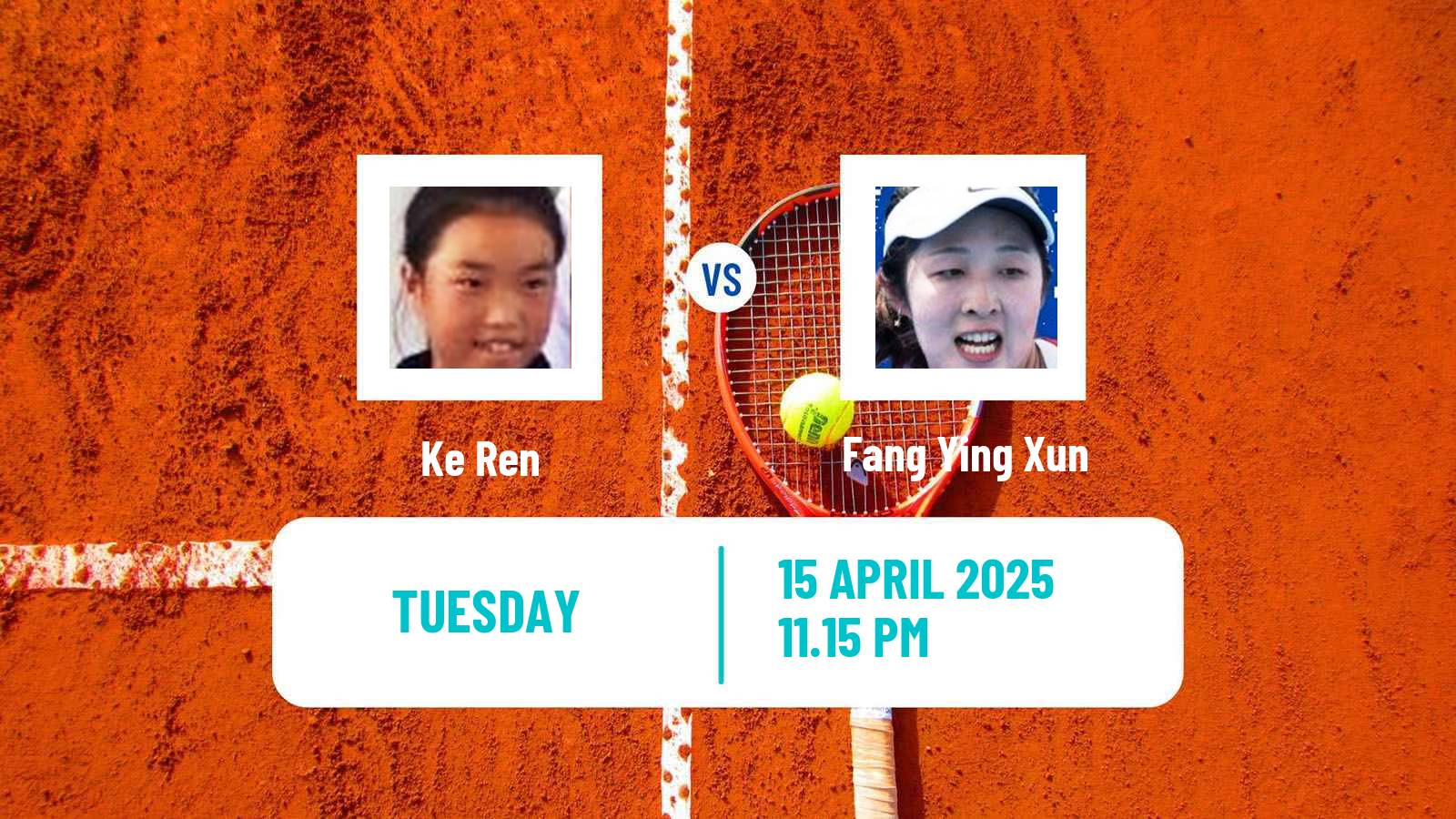 Tennis ITF W15 Wuning 2 Women Ke Ren - Fang Ying Xun