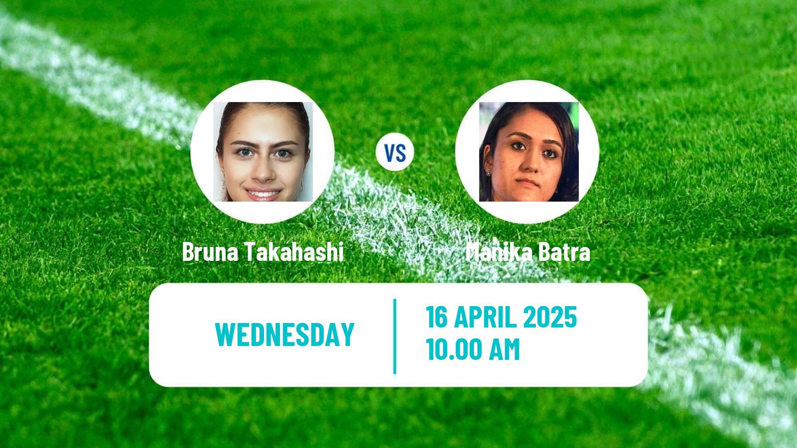 Table tennis World Cup Women Bruna Takahashi - Manika Batra