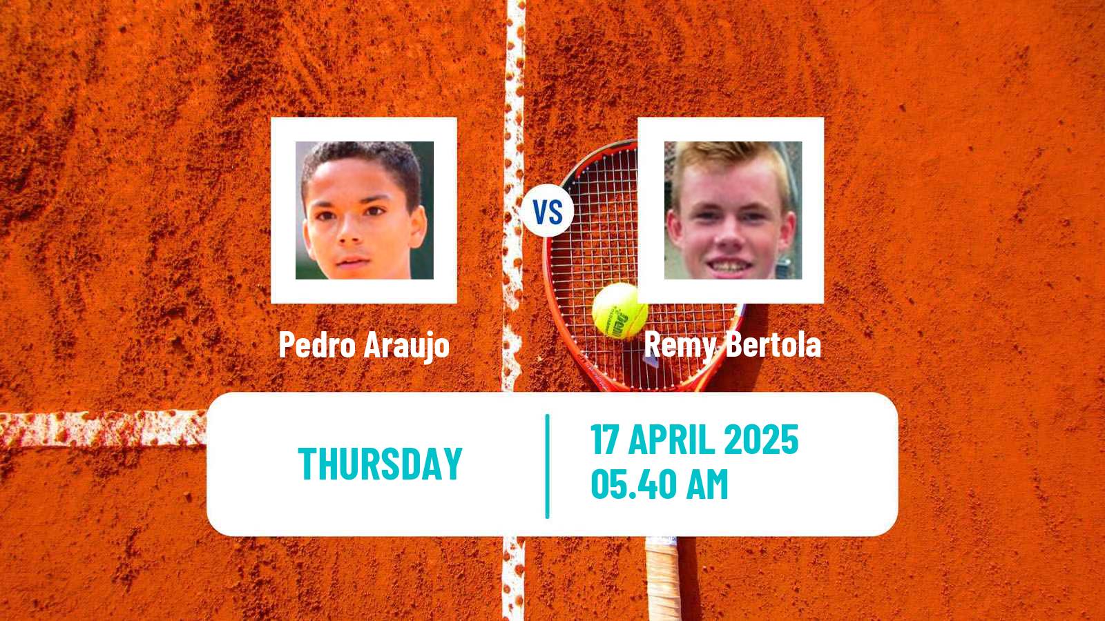 Tennis Oeiras 3 Challenger Men Pedro Araujo - Remy Bertola