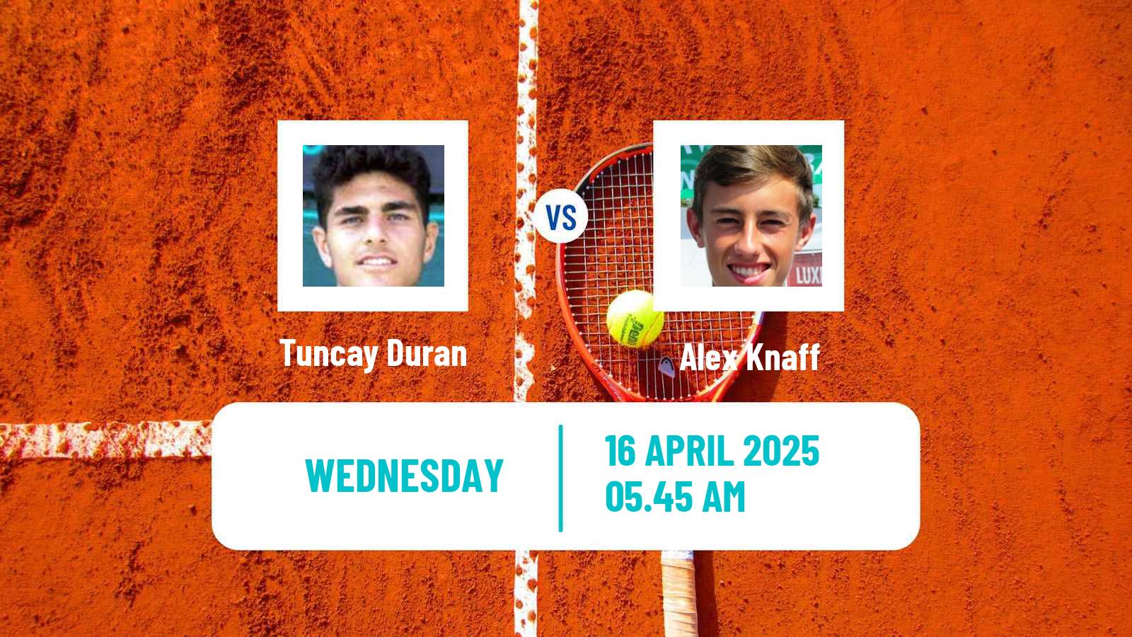 Tennis ITF M15 Monastir 15 Men Tuncay Duran - Alex Knaff