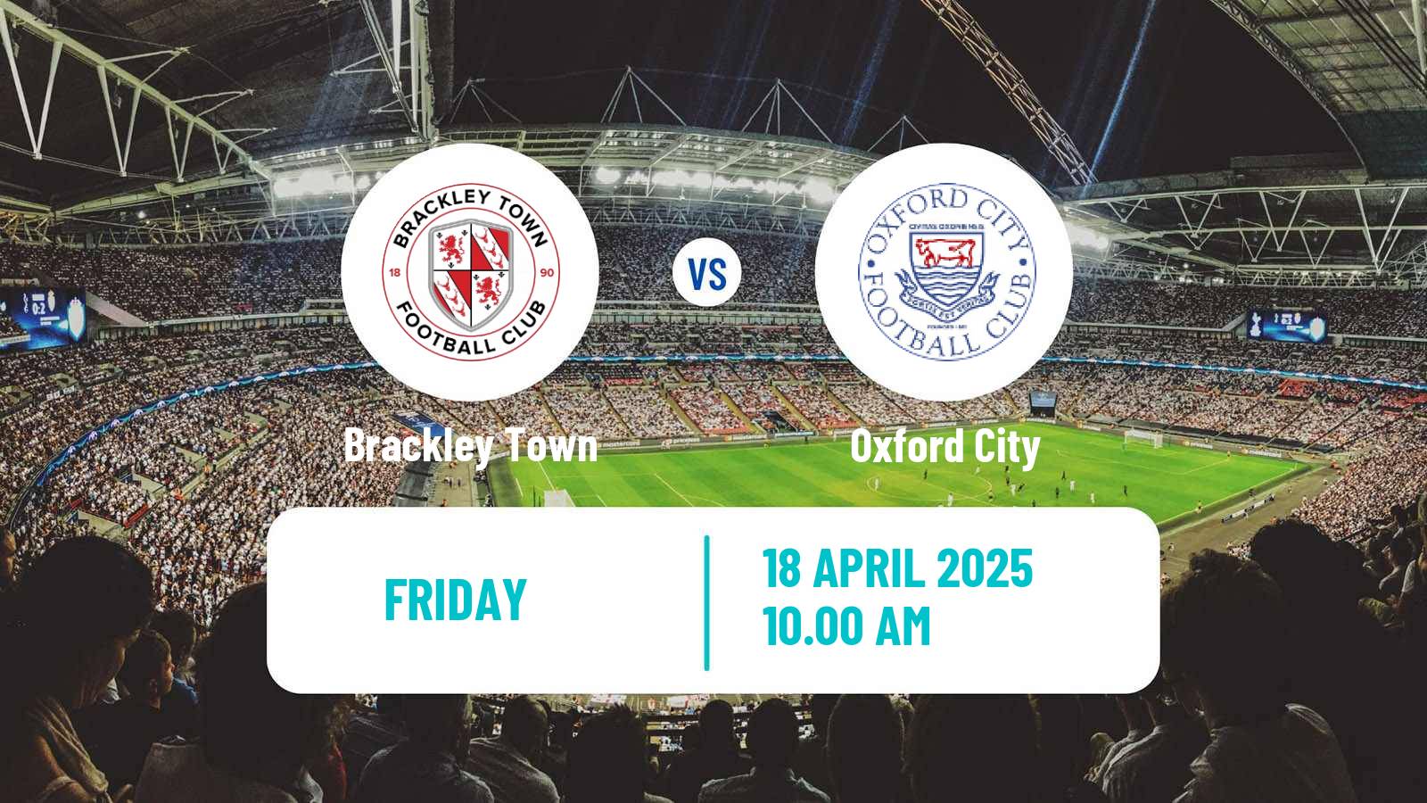 Soccer English National League North Brackley Town - Oxford City