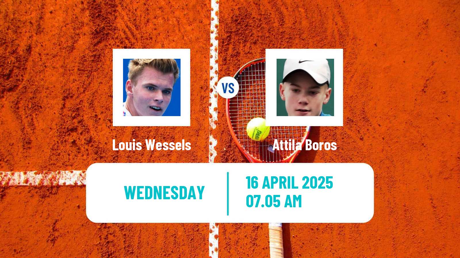 Tennis ITF M15 Antalya 11 Men Louis Wessels - Attila Boros