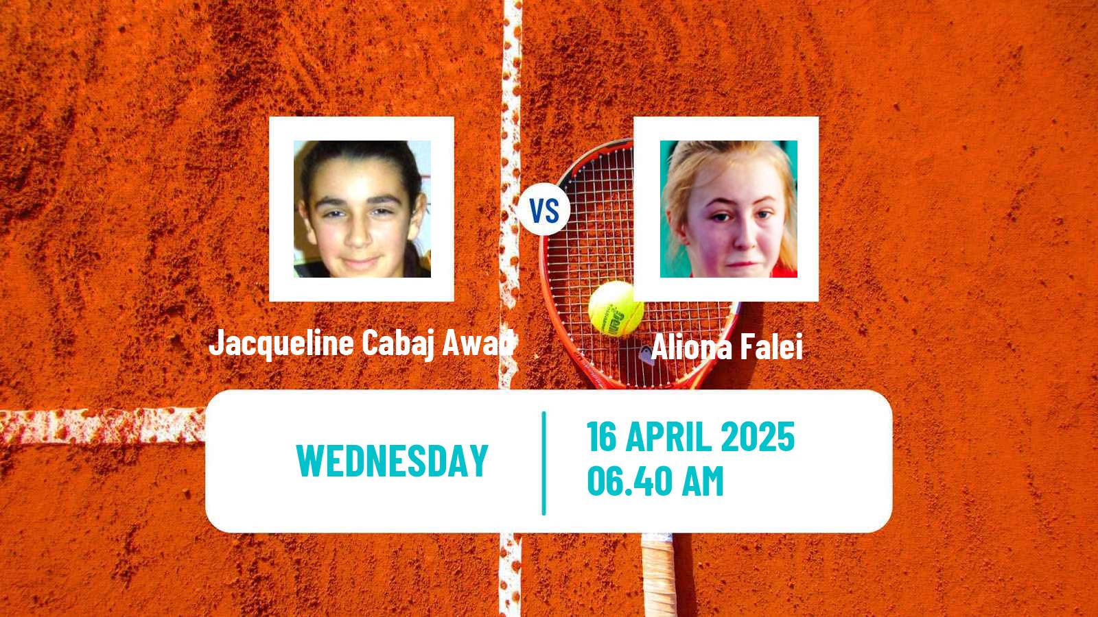 Tennis ITF W35 Sharm Elsheikh Women 2025 Jacqueline Cabaj Awad - Aliona Falei