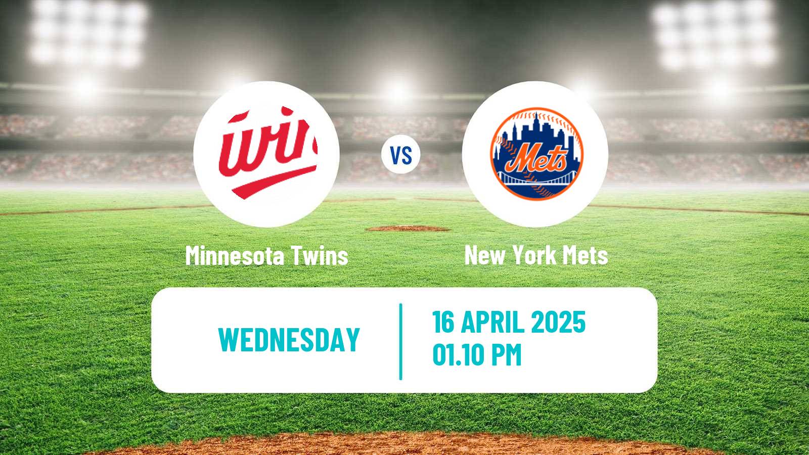 Baseball MLB Minnesota Twins - New York Mets